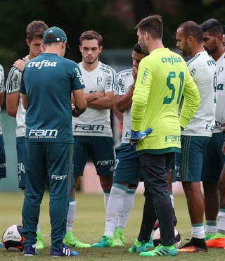 Palmeiras treino Academia  (Foto: Cesar Greco/Ag Palmeiras/Divulgação)