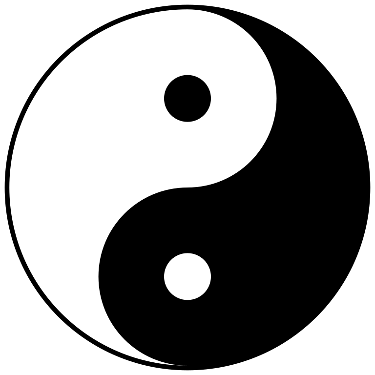 Símbolo do Yin-Yang (Foto: Gregory Maxwell/Wikimmedia Commons)