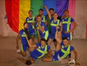Diversidade sexual é a aposta do Campeonato de Futebol Gay  (Foto: Reprodução/TV Liberal)
