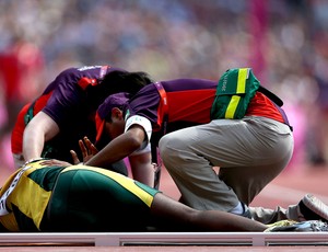 atletismo Ofentse Mogawane áfrica do sul 4x400m londres 2012 (Foto: Agência Getty Images)