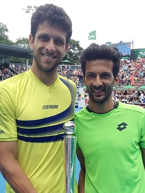 Tenis Marcelo Melo e Julian Knowle campeões em Auckland (Foto: Reprodução/Instagram)
