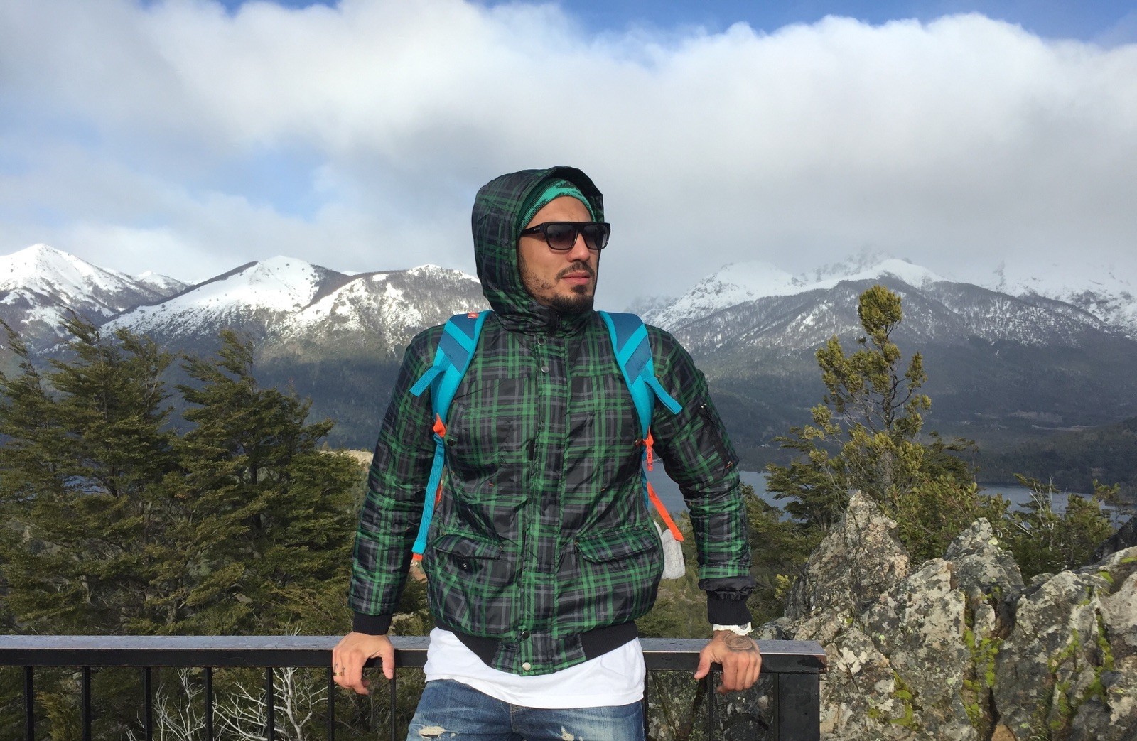 Apaixonado por esportes, Fernando não vê a hora de esquiar em Bariloche (Foto: Arquivo Pessoal)