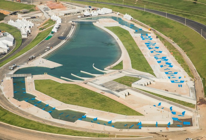 Rio 2016 obra Circuito de Canoagem Slalom pronta (Foto: Renato Sette Câmara/Prefeitura do Rio) Rio 2016 obra Circuito de Canoagem Slalom pronta (Foto: Renato Sette Câmara/Prefeitura do Rio)