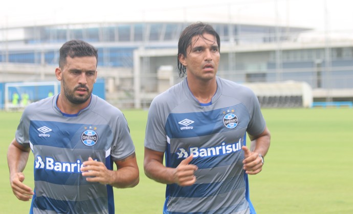 Edílson Marcelo Moreno Grêmio (Foto: Eduardo Moura/GloboEsporte.com)
