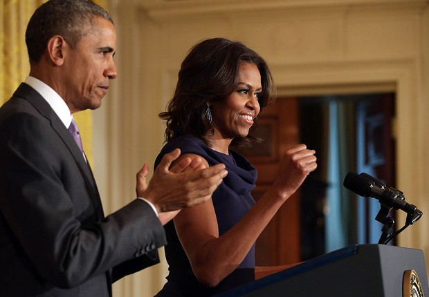 Barack e Michelle Obama (Foto: Chip Somodevilla/Getty Images)