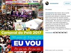 Tropicália será tema do carnaval 2017 no Centro Histórico, diz Rui Costa 