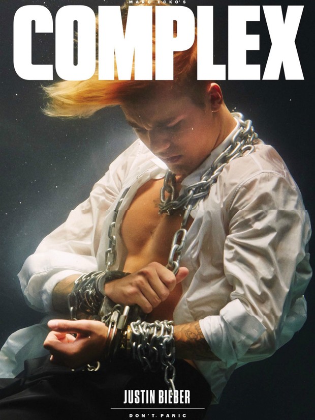 Justin Bieber na capa da Complex (Foto: Reprodução/Complex)