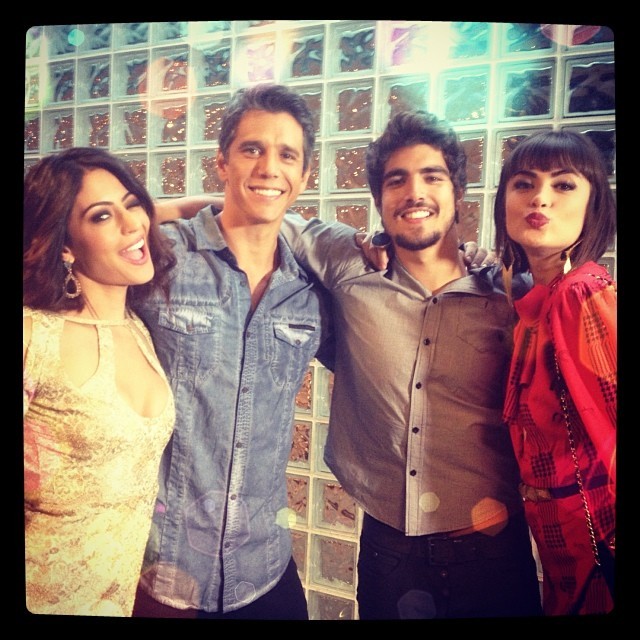 Maria Casadevall, Caio Castro, Carol Castro e Márcio Garcia (Foto: Reprodução/Instagram)