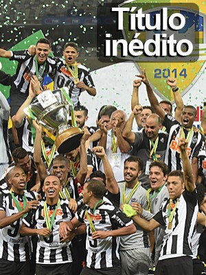 Atlético bate rival, conquista a Copa do Brasil e vai à Libertadores 2015 (Douglas Magno/AFP)