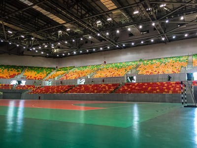 Eduardo Paes inaugura arena do handebol para os Jogos Olímpicos