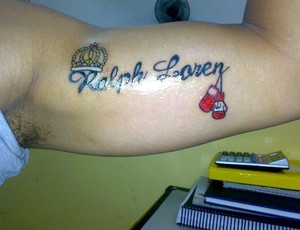 Tatuagem Ralph Loren (Foto: Reprodução / Facebook)