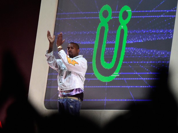 Kanye West se apresenta com Jack U no Coachella na Califórnia, nos Estados Unidos (Foto: Frazer Harrison/ Getty Images/ AFP)