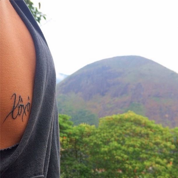 Adriana Santanna mostra nova tatuagem (Foto: Reprodução/Instagram)