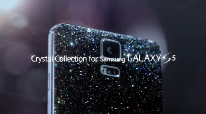 O Galaxy S5 ganha versão com cristais Swarovski (Foto: Reprodução/Samsung)