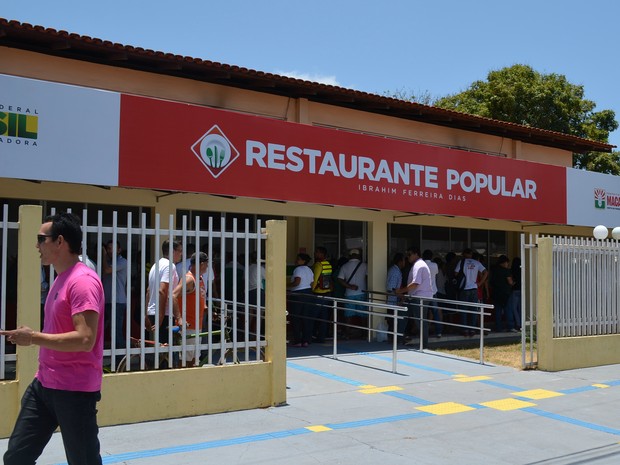 Restaurante Popular foi inaugurado após 10 anos em obra, em Macapá (Foto: Fabiana Figueiredo/G1)