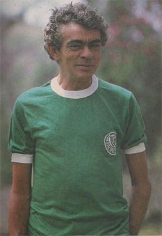 Chico Anysio, com a camisa do Palmeiras (Foto: Acervo histórico da S.E. Palmeiras)
