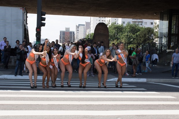 Candidatas a Miss Bumbum (Foto: Marcelo Brammer / Divulgação) Candidatas a Miss Bumbum (Foto: Marcelo Brammer / Divulgação)