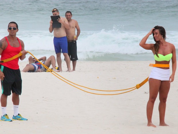 Nicole Bahls no Rio (Foto: Gabriel Rangel/AgNews)