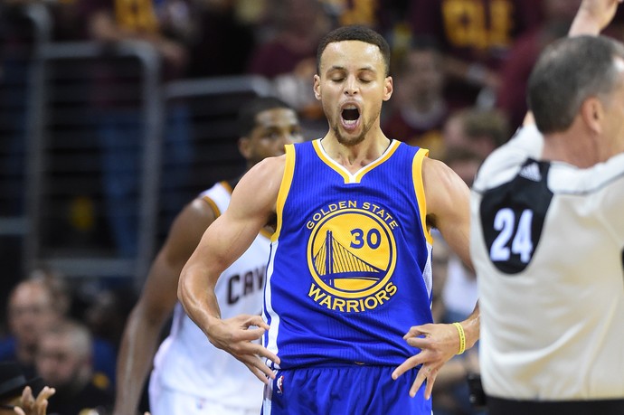Curry Cleveland x Golden State (Foto: Reuters)