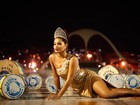 Juliana Alves inaugura os ensaios de carnaval do EGO e fala da expectativa para estrear como rainha