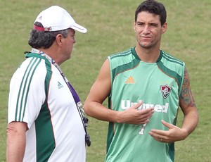 Abel e Thiago Neves, Fluminense (Foto: Ivo Gonzalez / Agência O Globo)