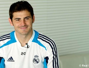 Iker Casillas Real Madrid (Foto: Reprodução / Site Oficial)