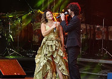 Daniela Mercury e o filho, Gabriel Póvoas (Foto: Manoel Filho / G1)