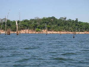 O Lago de Tucuruí foi formado a partir da construção da UHE e é uma das principais ilhas da cidade que pode ser conhecida pelo turista (Foto: Divulgação)