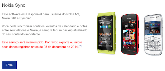 Faça login em sua conta Nokia (Foto: Reprodução/Helito Bijora)