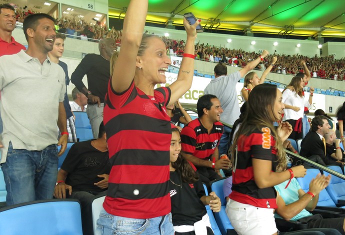 Fabi, do vôlei, no Maracanã (Foto: Fabio Leme)