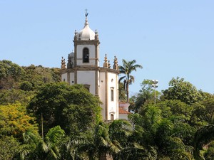 Em 1808, a Igreja Nossa Senhora da Glória do Outeiro ganhou destaque na história do Brasil e do Rio de Janeiro com a chegada da corte portuguesa. (Foto: G1/Alexandre Durão)