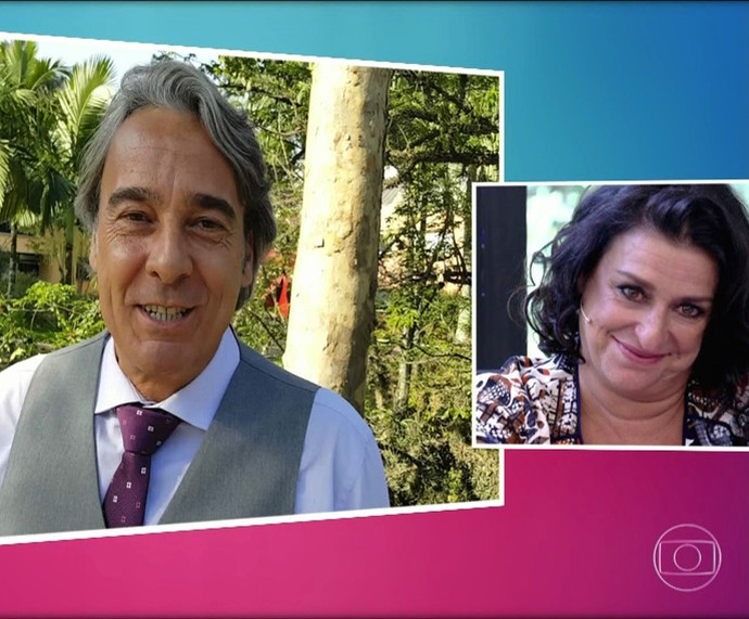 Grace Gianoukas chora aou ouvir as palavras de Alexandre Borges (Foto: TV Globo)