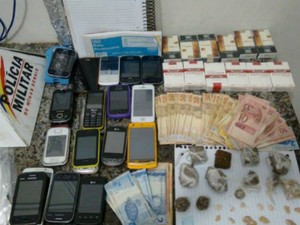 Apreensão em Juiz de Fora (Foto: PM/Divulgação)