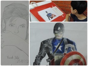 Prodigio Em Desenhos Realistas Faz 1Âª Obra Colorida Com Capitao America Itapetininga E Regiao G1 Mas o trabalho não termina aí! g1 globo