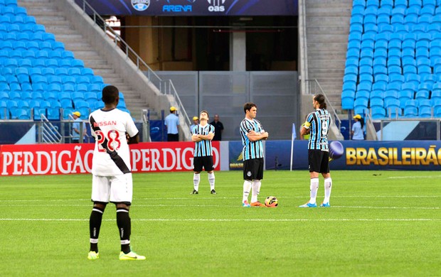 Grêmio e Vasco Protesto (Foto: Dudu Contursi / Futura Press)