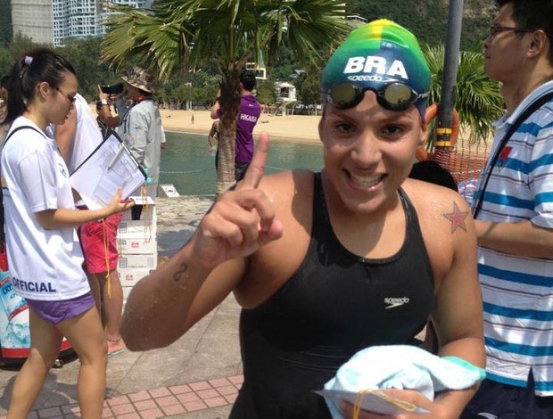 Ana Marcela Cunha campeã do circuito mundial de Maratona Aquática (Foto: Reprodução / Facebook)