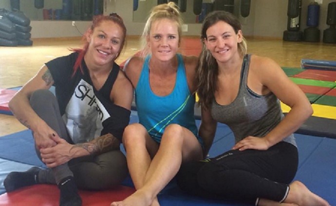 Cris Cyborg, Miesha Tate e Holly Holm (Foto: Reprodução/Instagram)