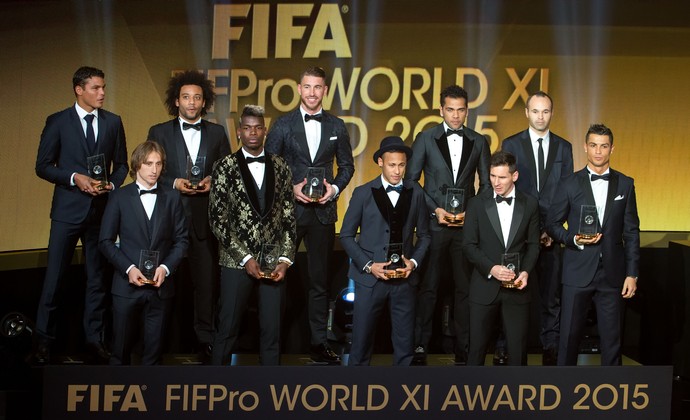 Seleção da Fifa 2015 (Foto: Philipp Schmidli/Getty Images)