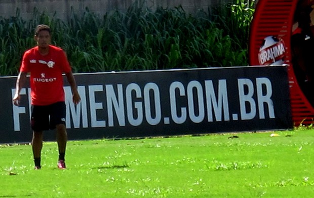 carlos Eduardo flamengo treino (Foto: Janir Júnior)