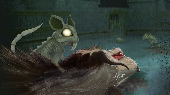Esses ratinhos fizeram muita gente pensar que seu controle estava quebrado em The Legend of Zelda: Twilight Princess (Foto: Reprodução/Game Art HQ)