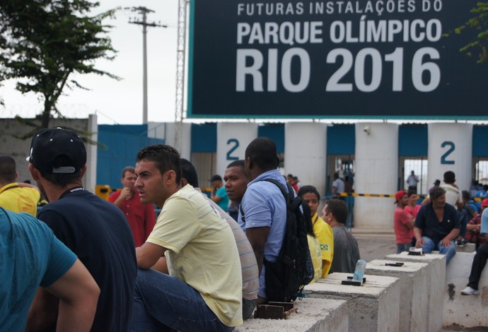 Operários Parque Olímpico Rio 2016 (Foto: Thierry Gozzer)