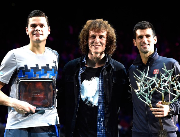 Raonic, David Luiz e Djokovic, Masters 1000 (Foto: Agência AFP)