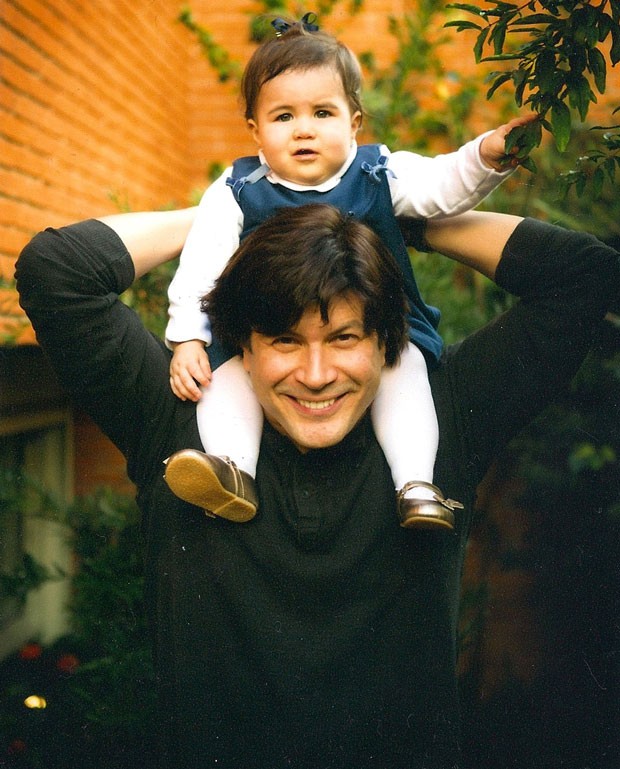 Paulo Ricardo com filha Isabela no colo (Foto: Arquivo Pessoal)