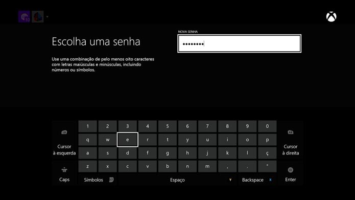 Use uma senha segura para proteger a conta (Foto: Reprodução/Murilo Molina)