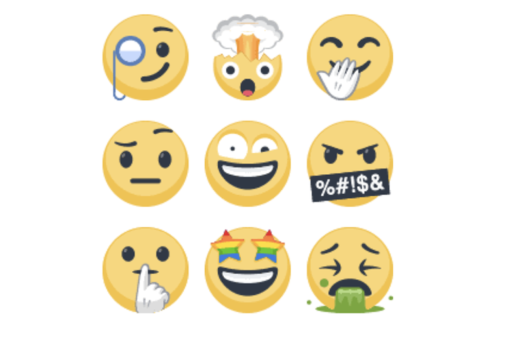 Emoji 5.0 adicionou novos rostos ao conjunto de símbolos (Foto: Reprodução/Emojipedia)