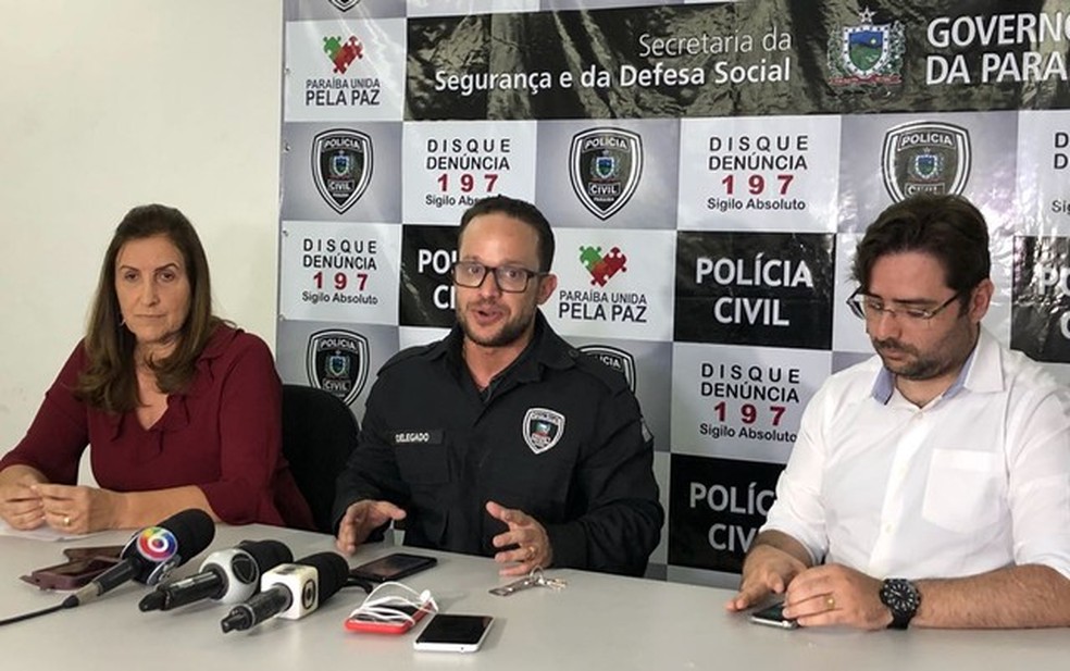 Polícia Civil e Secretaria de Saúde explicaram andamento da investigação durante coletiva (Foto: Gustavo Xavier/TV Paraíba/Arquivo)