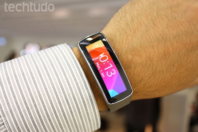 Samsung Gear e Fit (Foto: Allan Melo/TechTudo) Samsung Gear e Fit (Foto: Allan Melo/TechTudo)