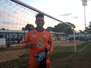 Carlão, goleiro do Palmas (Foto: Vilma Nascimento/GloboEsporte.com)