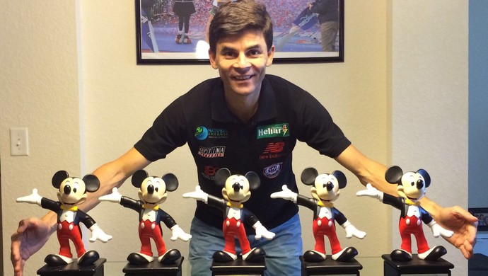 Fredison Costa já venceu cinco edições da Maratona da Disney (Foto: Arquivo Pessoal/Fredison Costa)