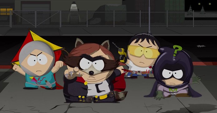 Cartman, Eric, Kenny e Stan agora serão super-heróis em South Park: The Fractured But Whole (Foto; Reprodução/Youtube)